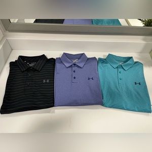 Lot of 3 UA Polo’s (xl)